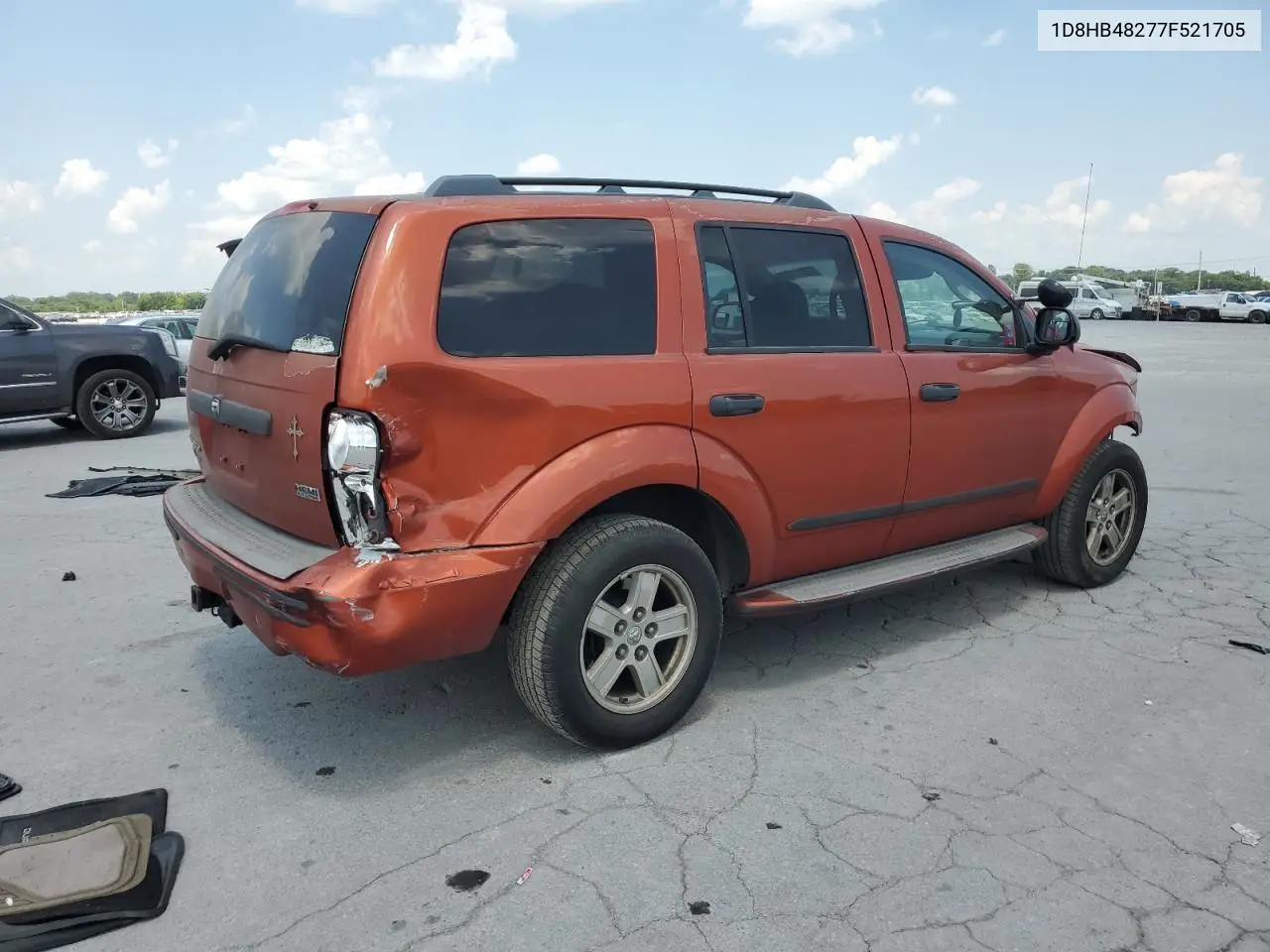 2007 Dodge Durango Slt VIN: 1D8HB48277F521705 Lot: 62521535