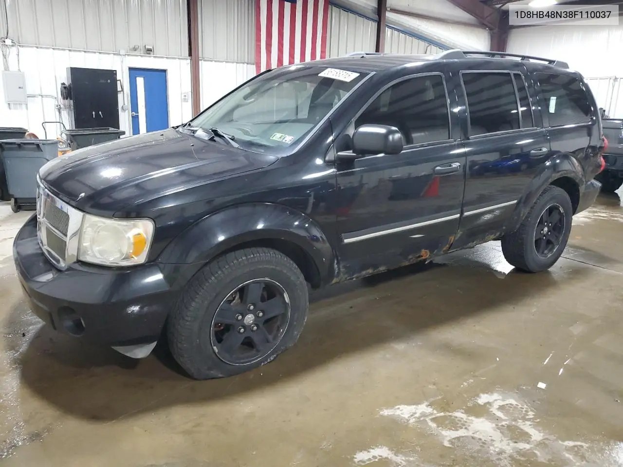 2008 Dodge Durango Slt VIN: 1D8HB48N38F110037 Lot: 56188315