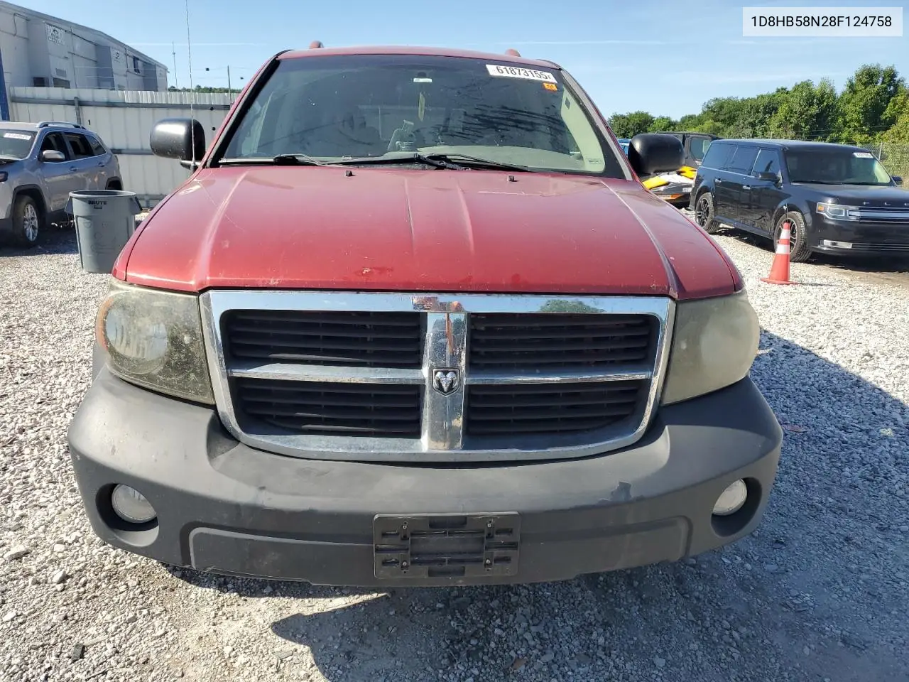 2008 Dodge Durango Limited VIN: 1D8HB58N28F124758 Lot: 61873155