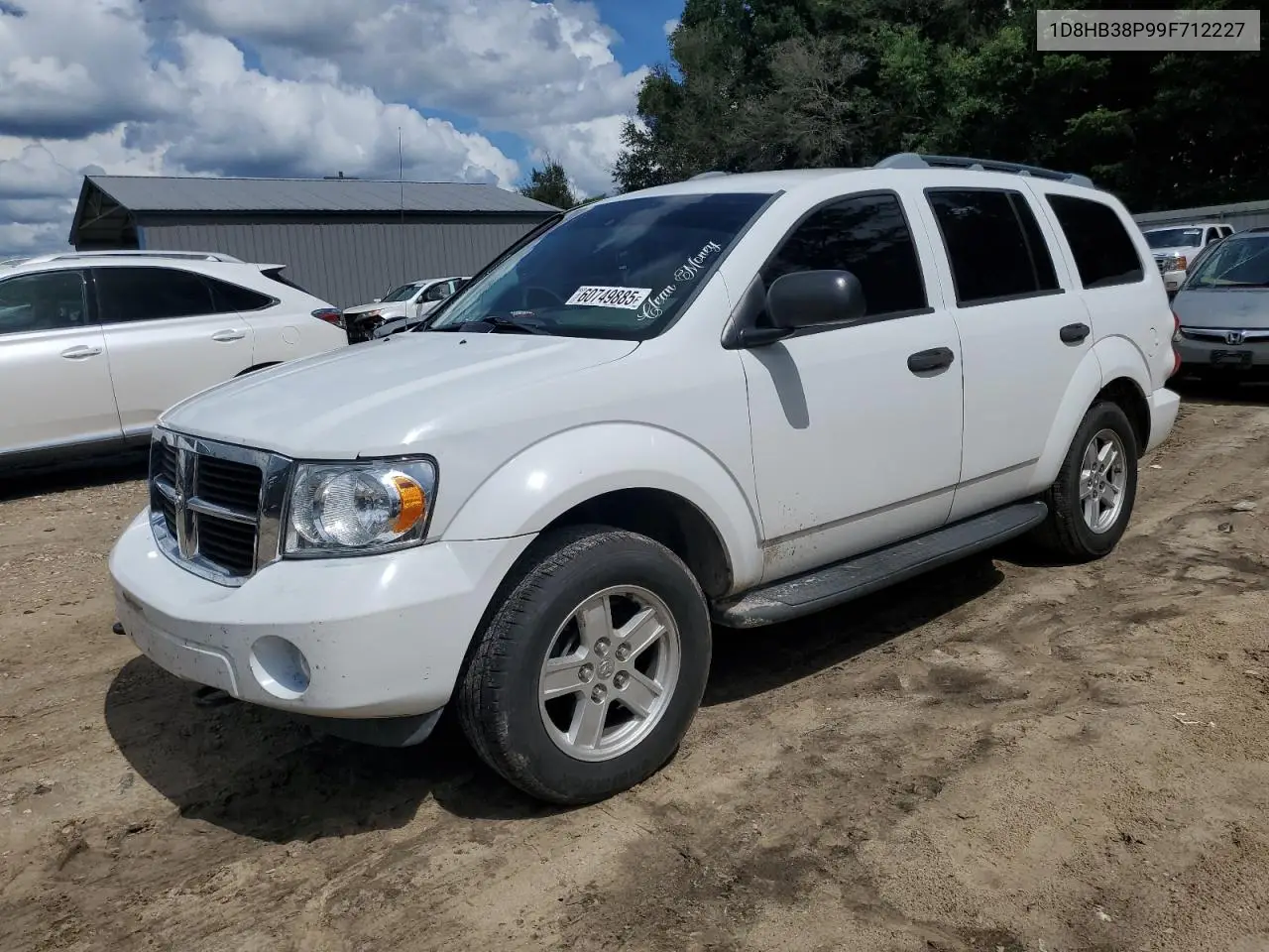 2009 Dodge Durango Se VIN: 1D8HB38P99F712227 Lot: 60749885