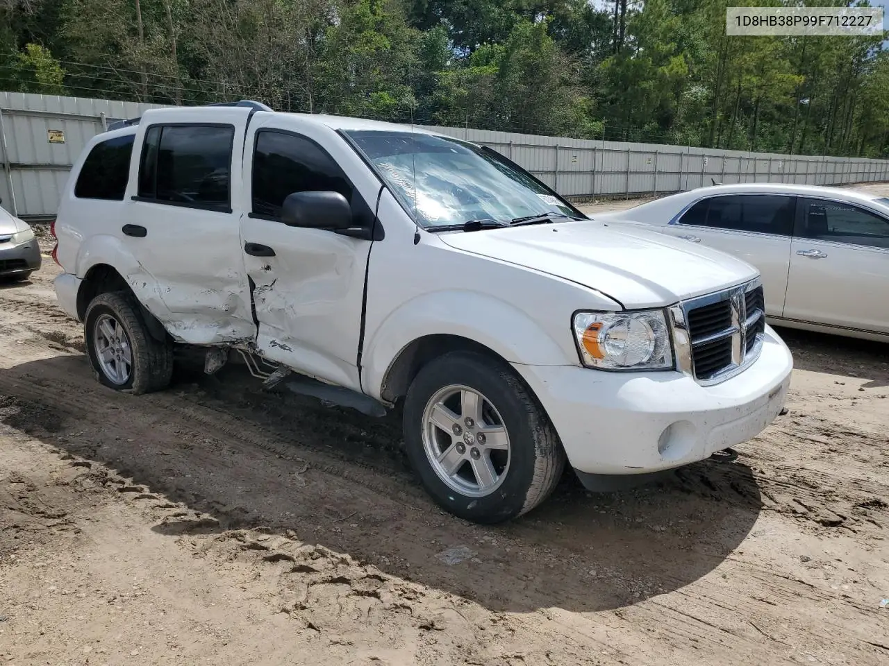 2009 Dodge Durango Se VIN: 1D8HB38P99F712227 Lot: 60749885