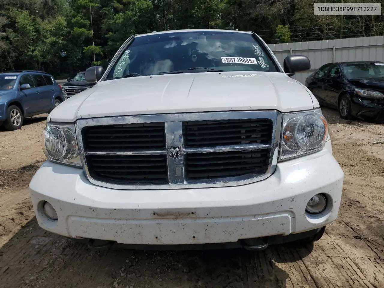 2009 Dodge Durango Se VIN: 1D8HB38P99F712227 Lot: 60749885