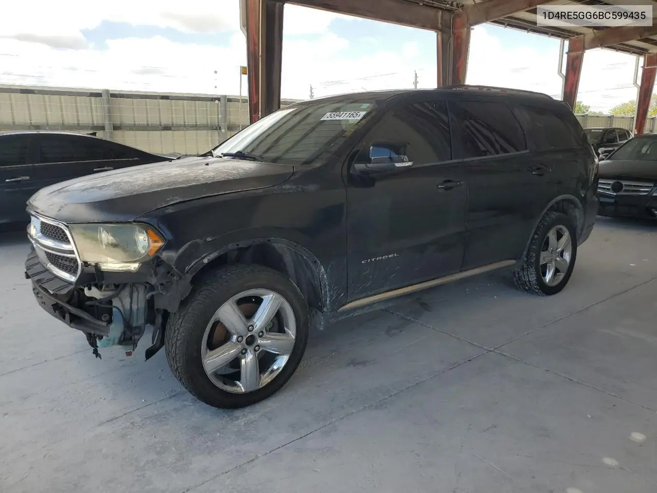 2011 Dodge Durango Citadel VIN: 1D4RE5GG6BC599435 Lot: 55941165