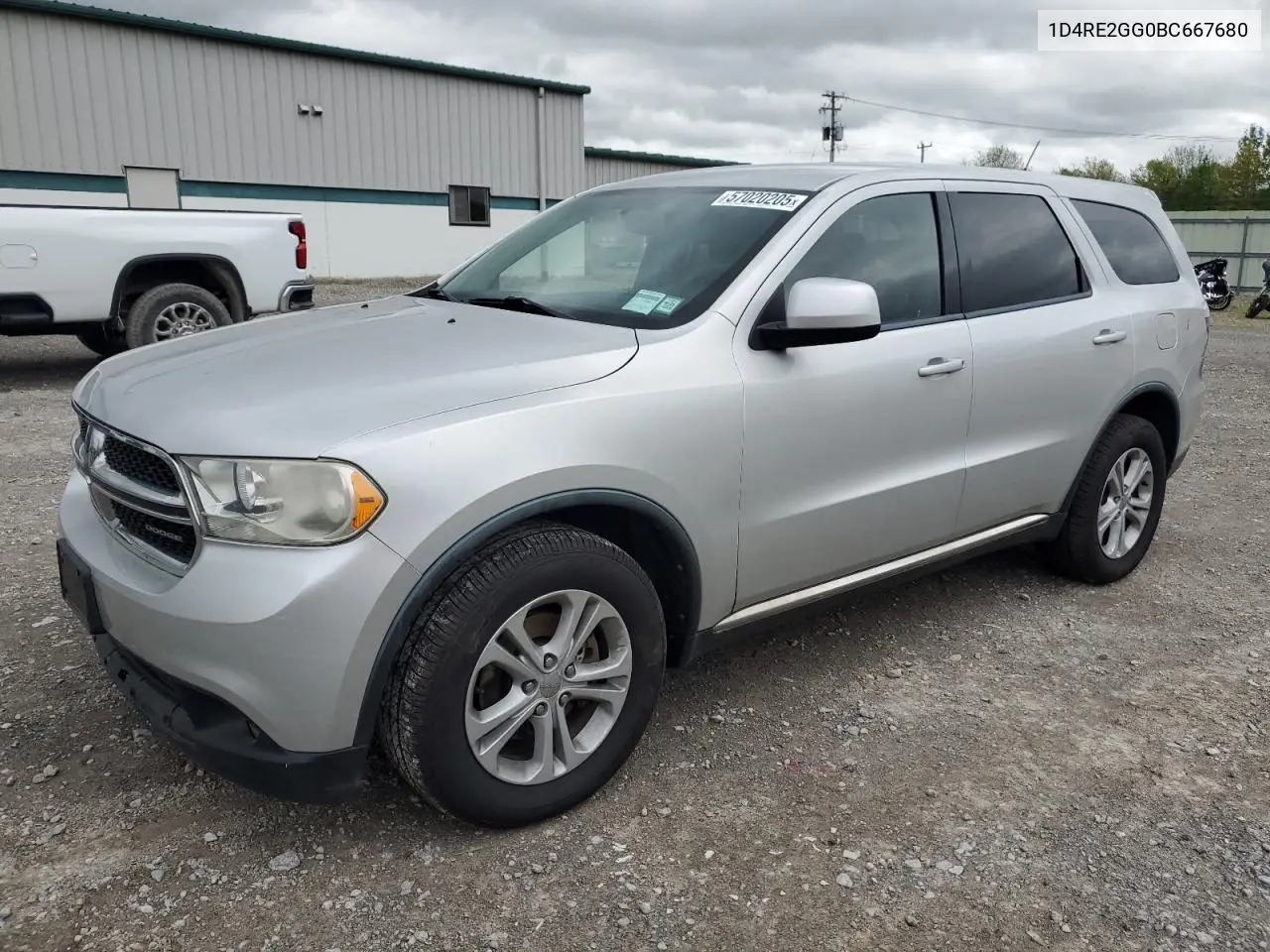 2011 Dodge Durango Express VIN: 1D4RE2GG0BC667680 Lot: 57020205