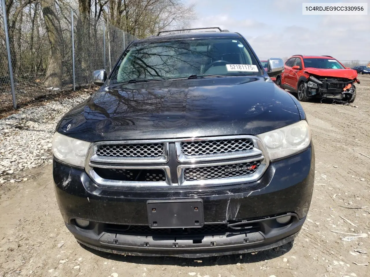 2012 Dodge Durango Citadel VIN: 1C4RDJEG9CC330956 Lot: 52181175