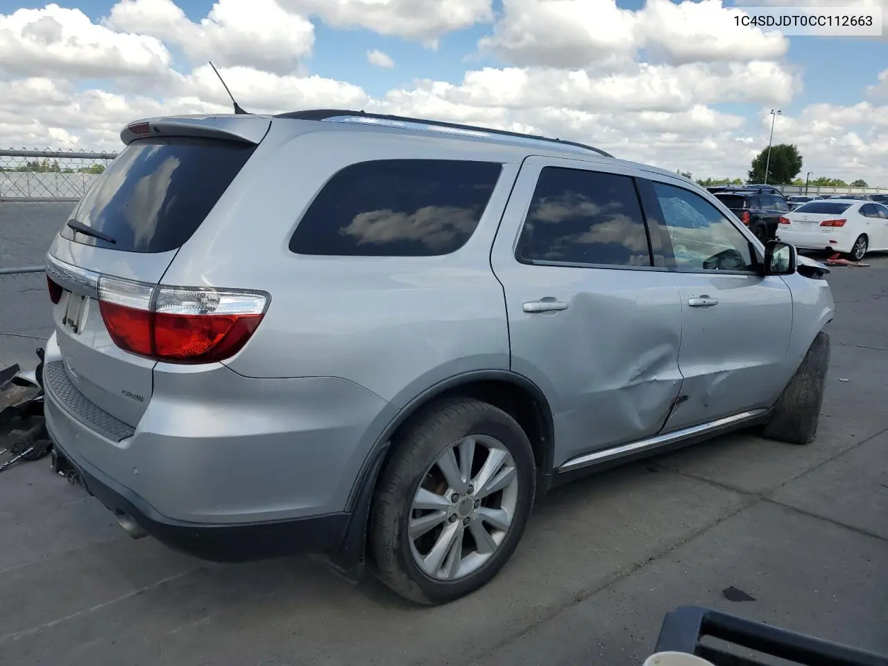 2012 Dodge Durango Crew VIN: 1C4SDJDT0CC112663 Lot: 56706625