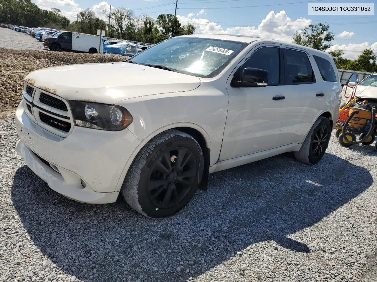 2012 Dodge Durango R/T VIN: 1C4SDJCT1CC331052 Lot: 56899465
