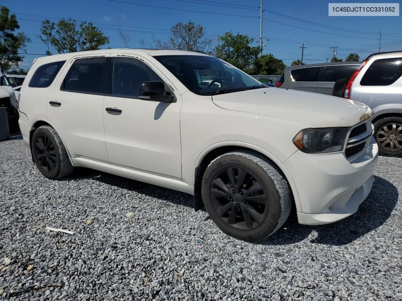 2012 Dodge Durango R/T VIN: 1C4SDJCT1CC331052 Lot: 56899465
