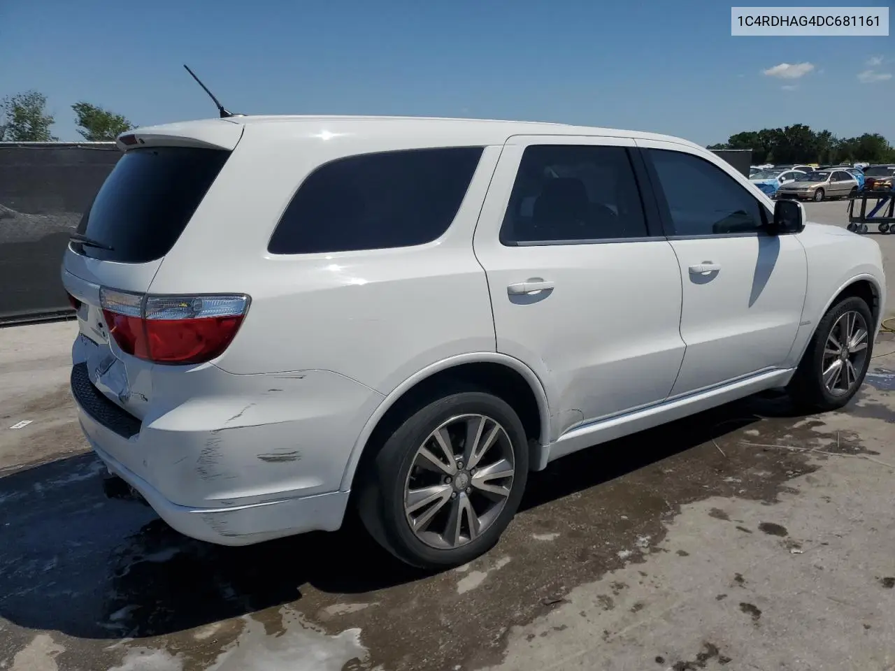 2013 Dodge Durango Sxt VIN: 1C4RDHAG4DC681161 Lot: 52186515