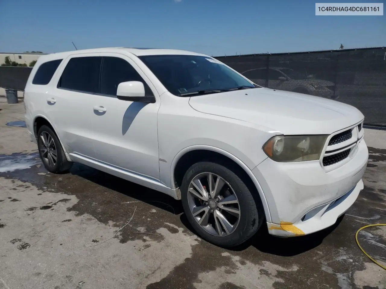 2013 Dodge Durango Sxt VIN: 1C4RDHAG4DC681161 Lot: 52186515