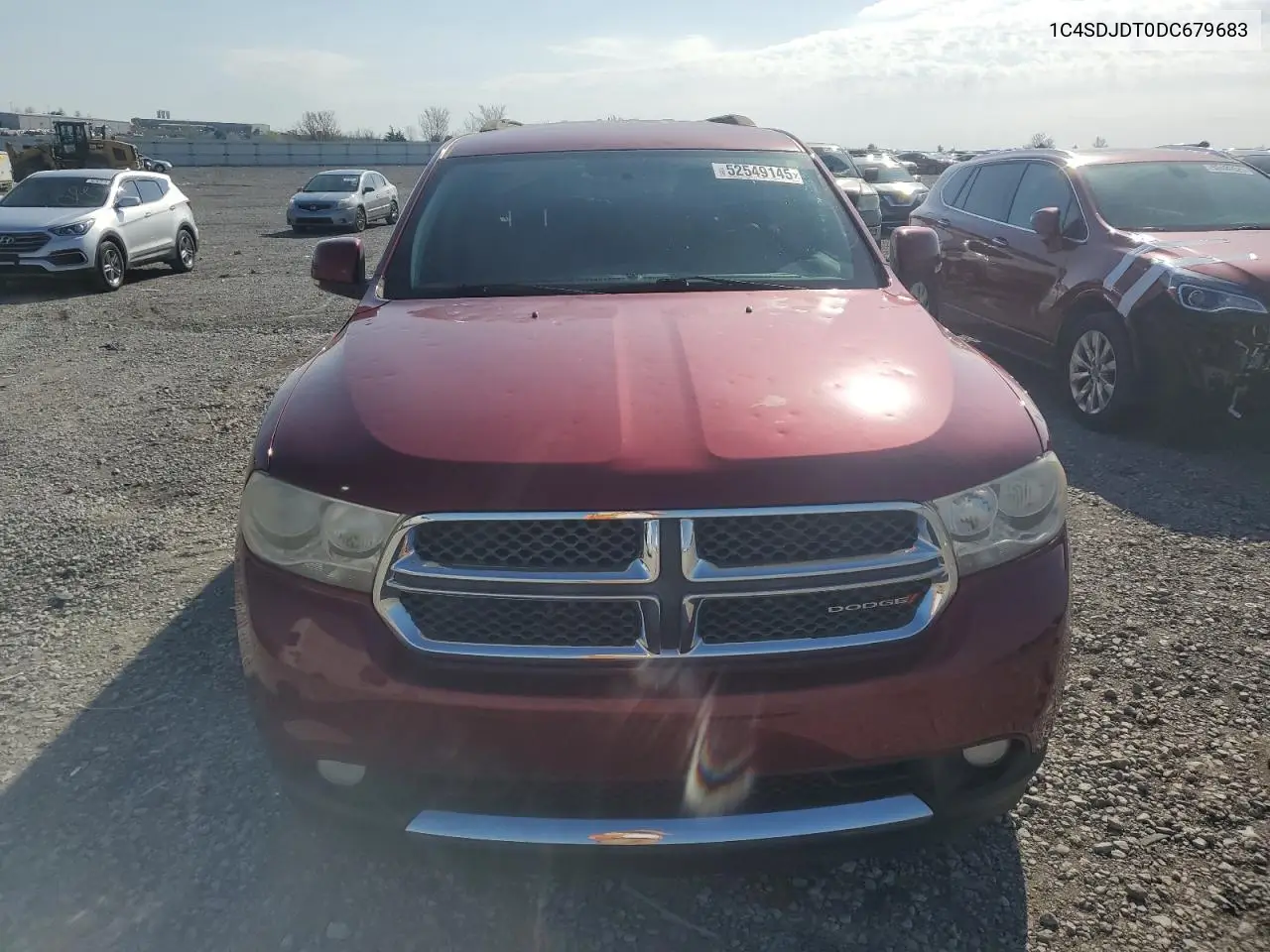 2013 Dodge Durango Crew VIN: 1C4SDJDT0DC679683 Lot: 52549145