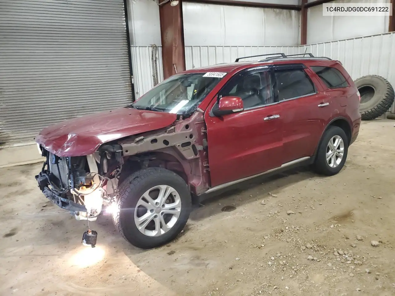 2013 Dodge Durango Crew VIN: 1C4RDJDG0DC691222 Lot: 56941605