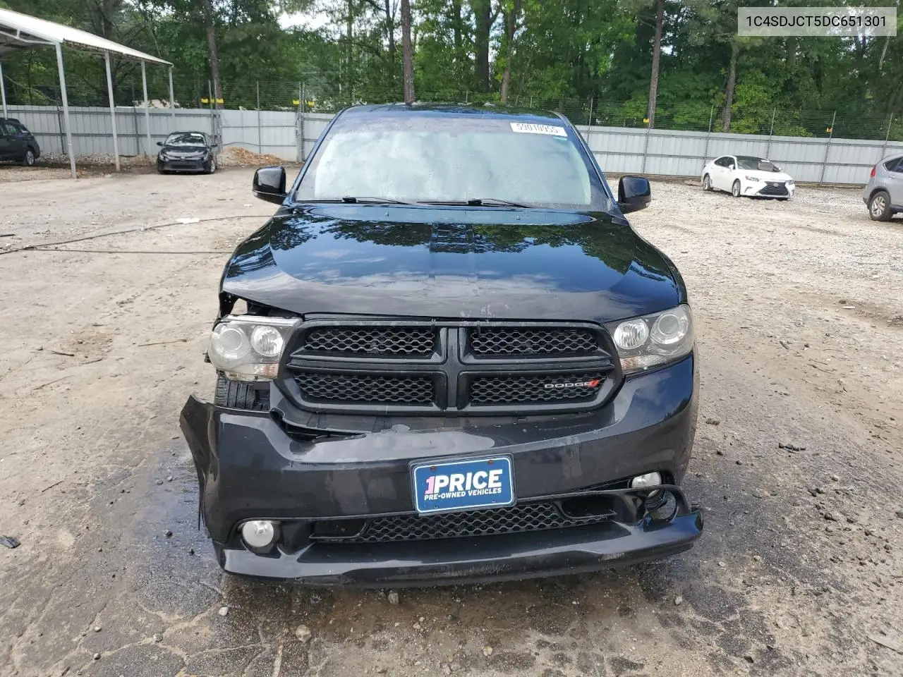 2013 Dodge Durango R/T VIN: 1C4SDJCT5DC651301 Lot: 59010955