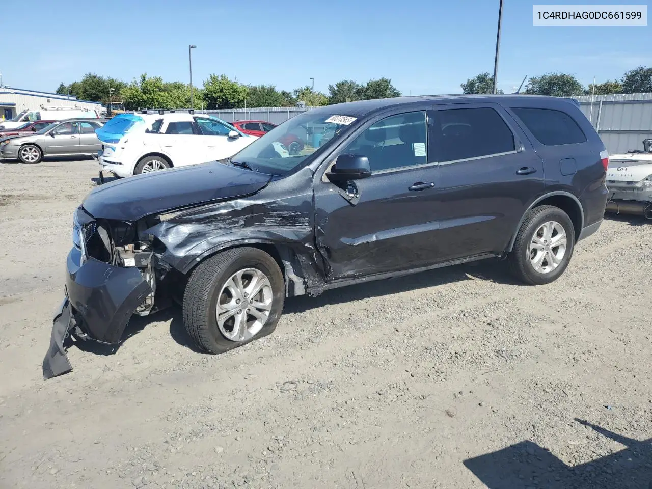 2013 Dodge Durango Sxt VIN: 1C4RDHAG0DC661599 Lot: 60373565