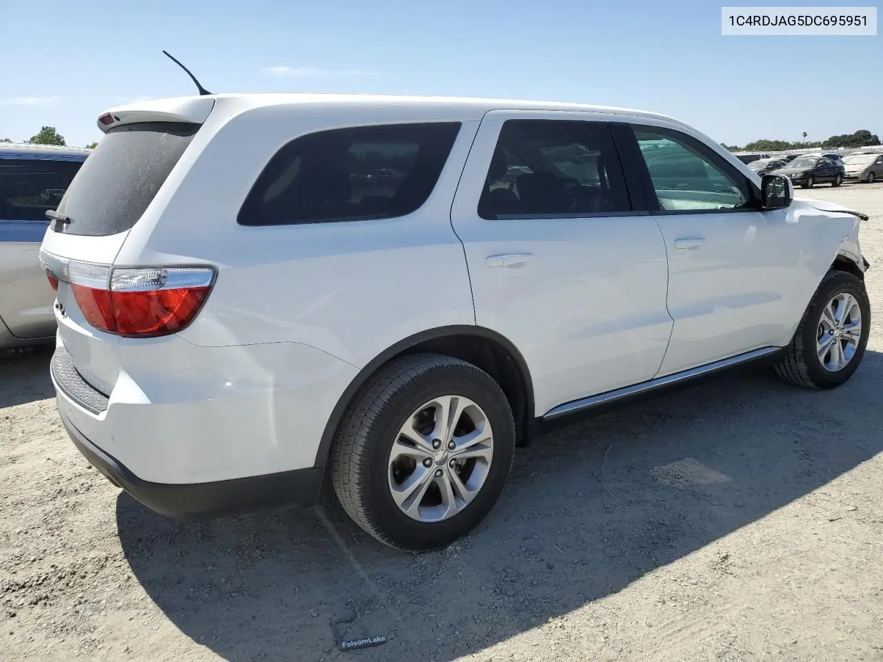 2013 Dodge Durango Sxt VIN: 1C4RDJAG5DC695951 Lot: 61872795