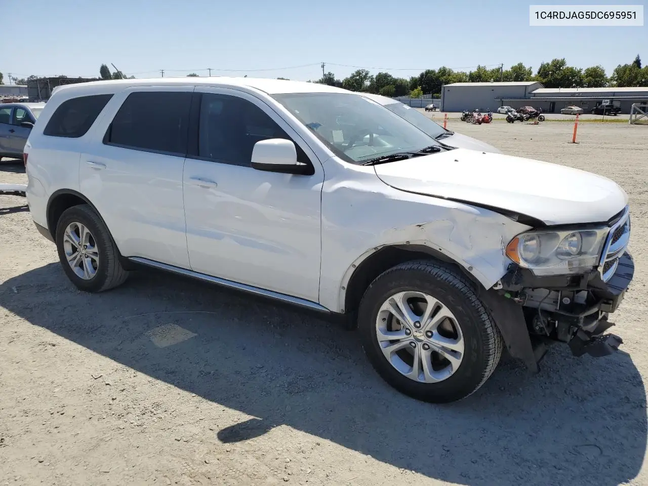2013 Dodge Durango Sxt VIN: 1C4RDJAG5DC695951 Lot: 61872795
