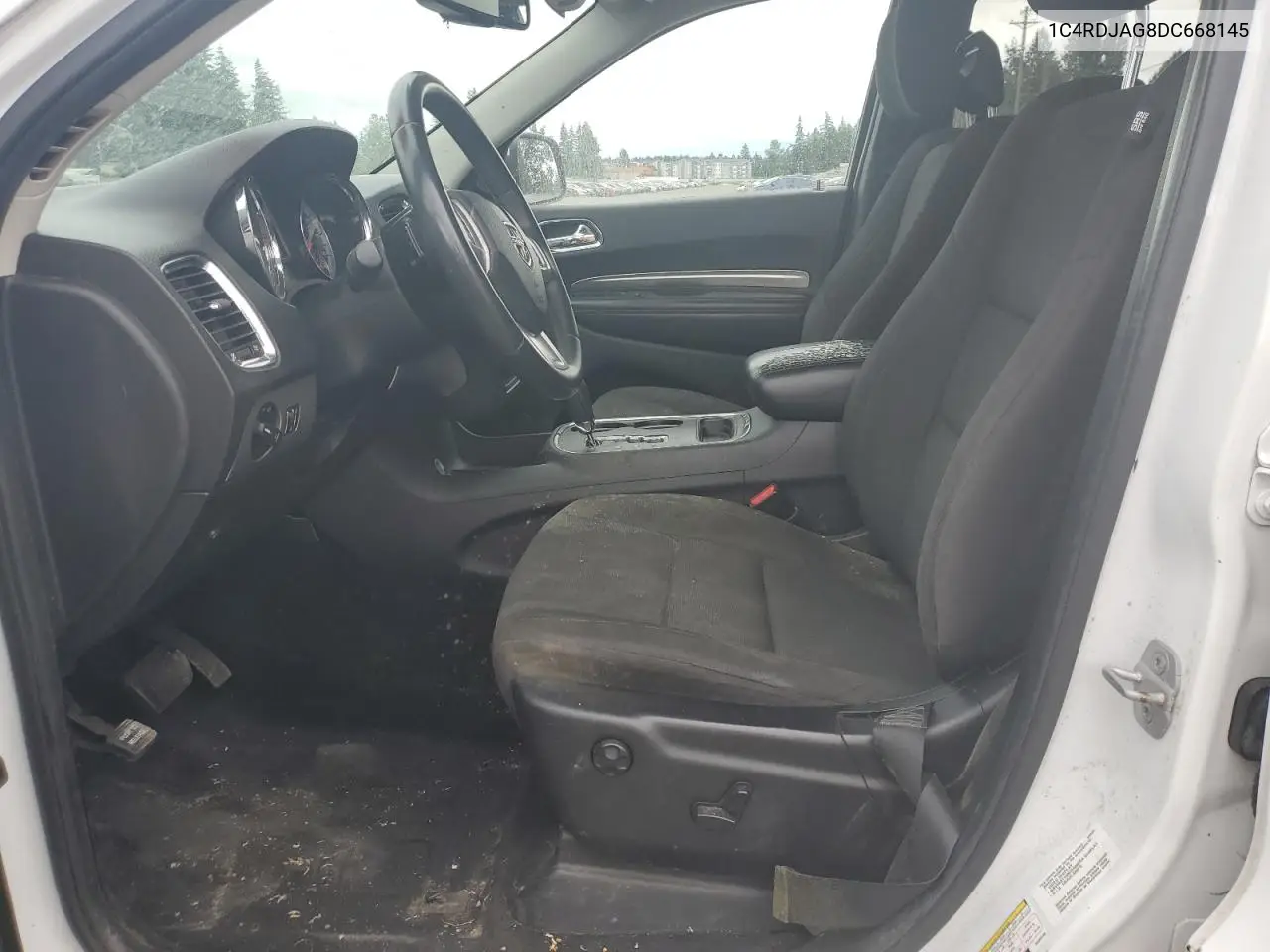 2013 Dodge Durango Sxt VIN: 1C4RDJAG8DC668145 Lot: 62749645