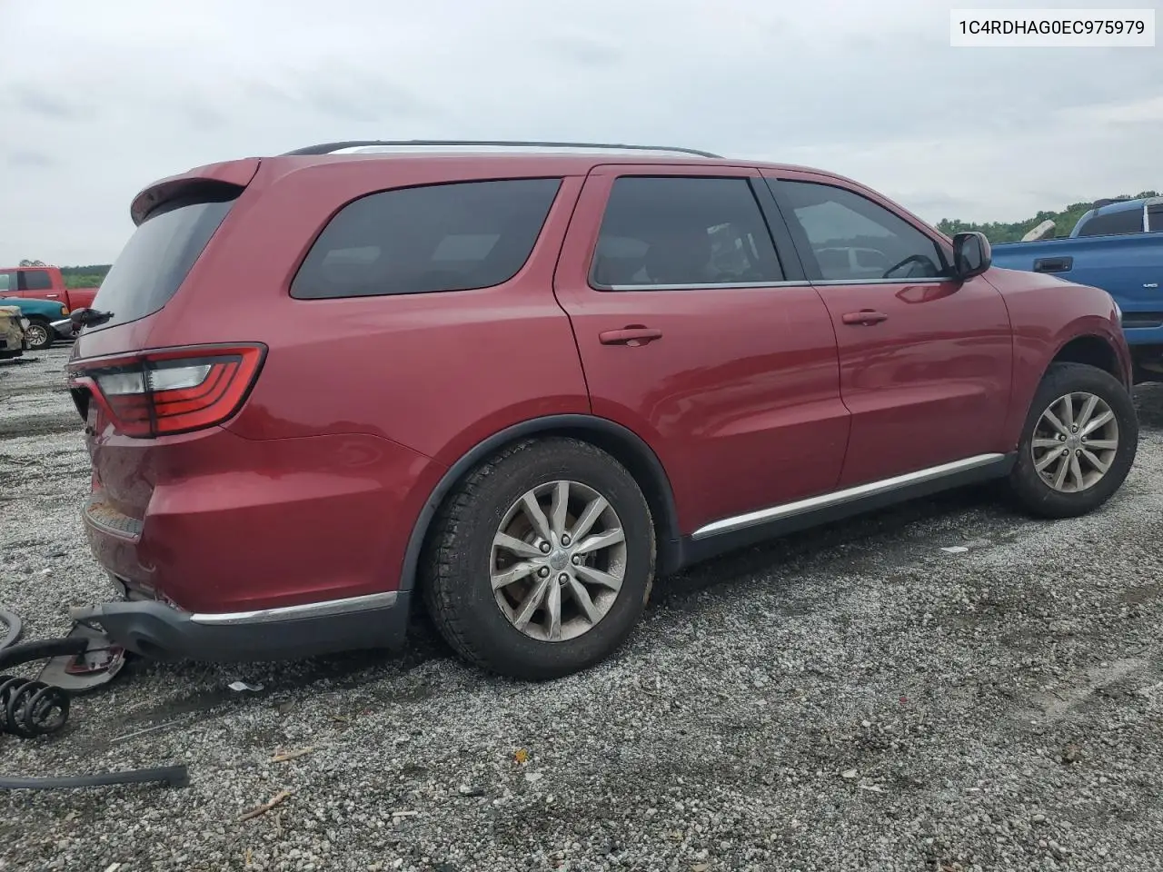 2014 Dodge Durango Sxt VIN: 1C4RDHAG0EC975979 Lot: 57452245