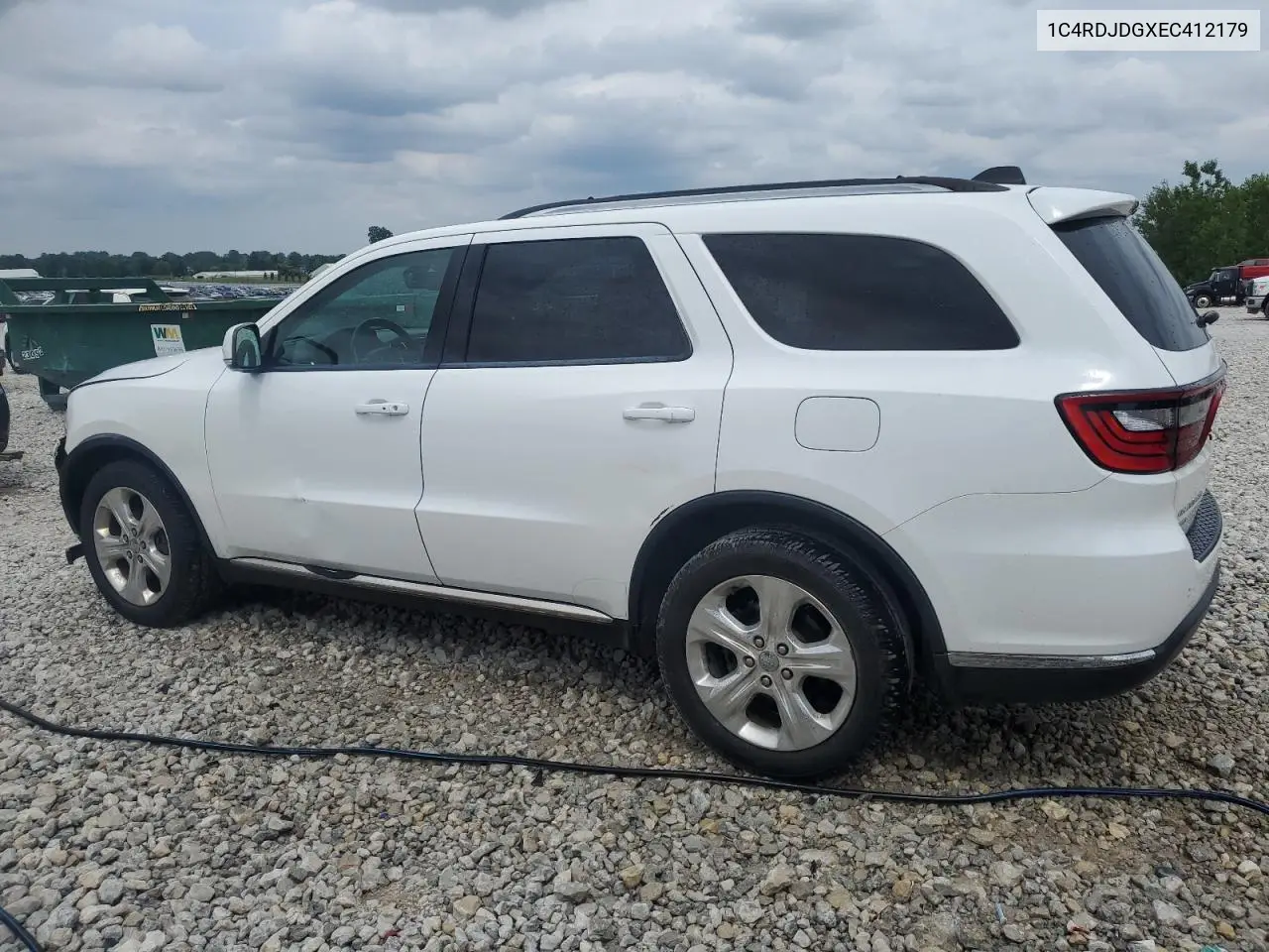 2014 Dodge Durango Limited VIN: 1C4RDJDGXEC412179 Lot: 61281225