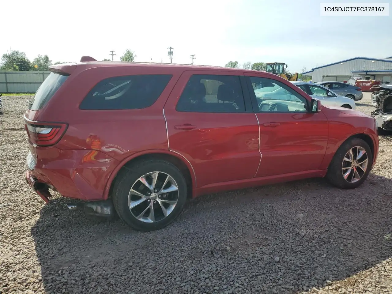 2014 Dodge Durango R/T VIN: 1C4SDJCT7EC378167 Lot: 62025655