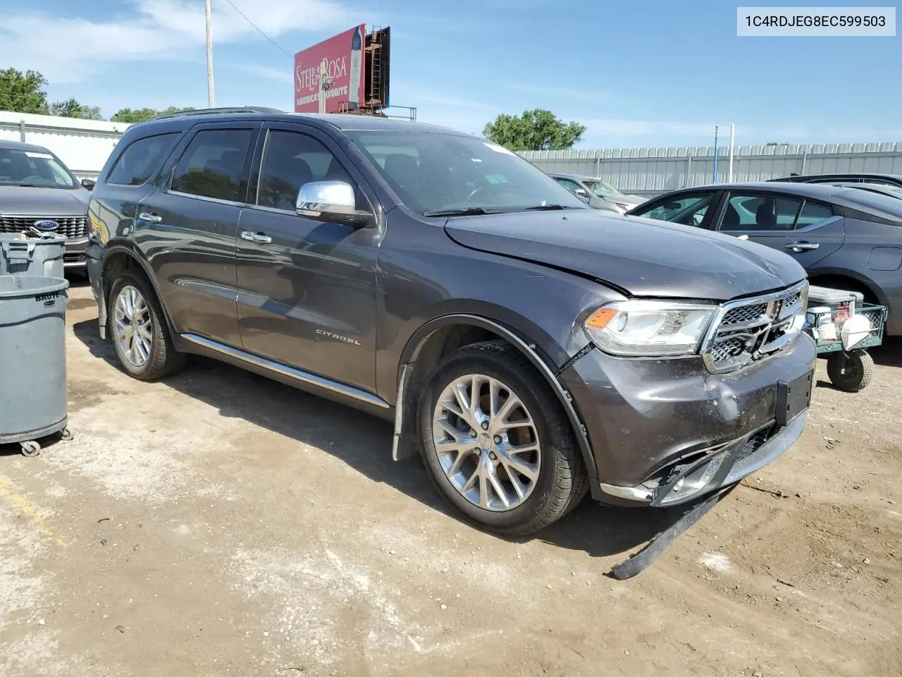 2014 Dodge Durango Citadel VIN: 1C4RDJEG8EC599503 Lot: 62519565