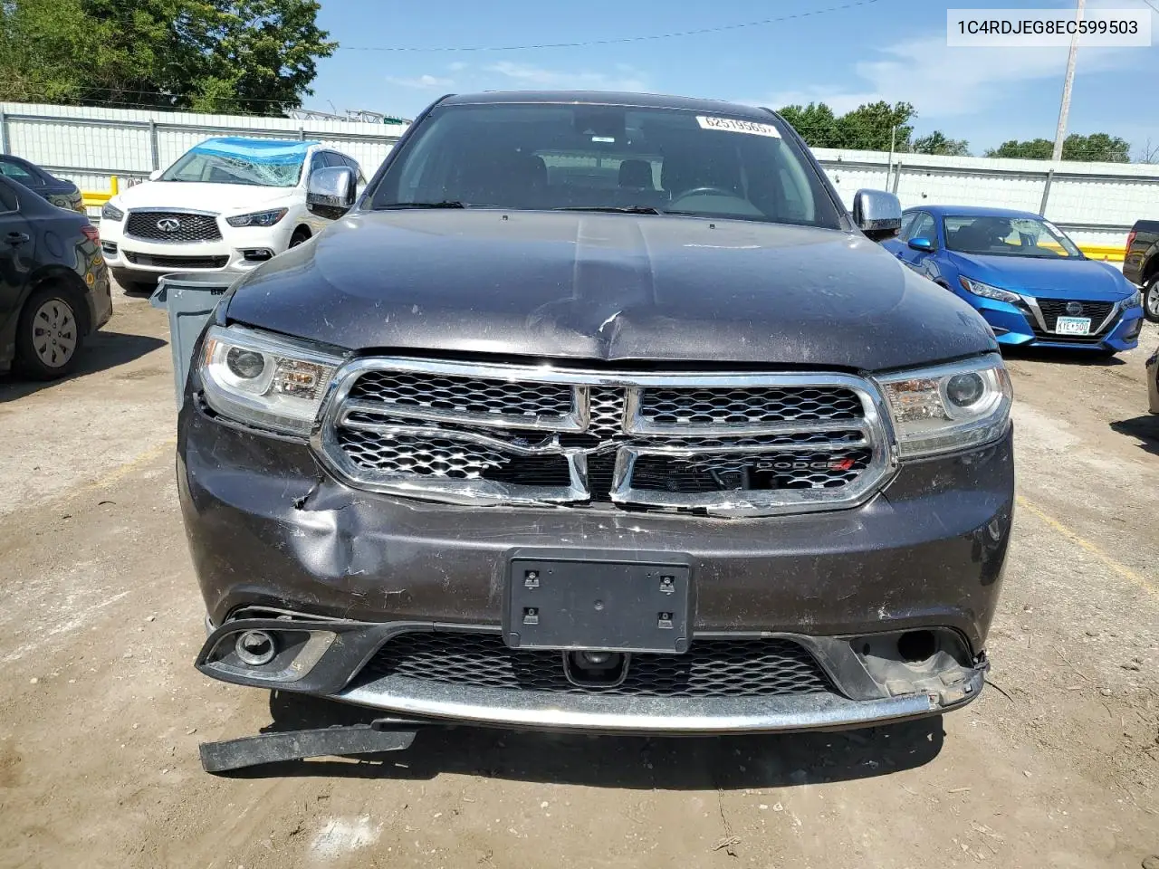 2014 Dodge Durango Citadel VIN: 1C4RDJEG8EC599503 Lot: 62519565