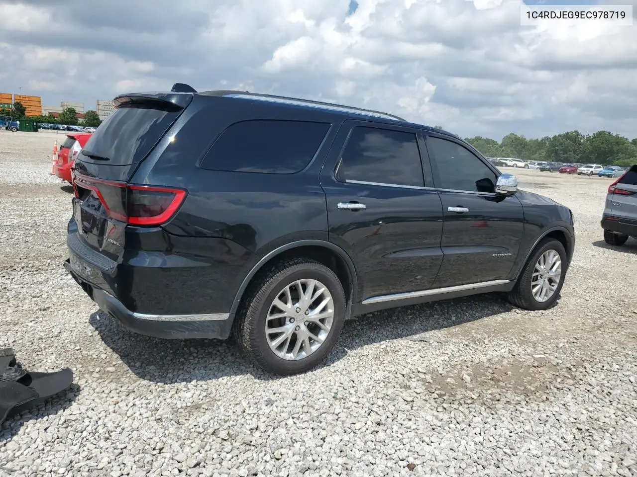 2014 Dodge Durango Citadel VIN: 1C4RDJEG9EC978719 Lot: 62993825
