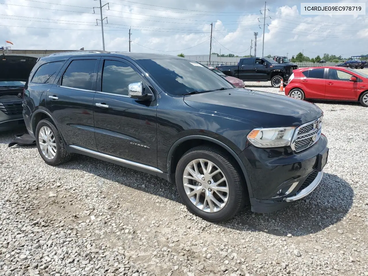 2014 Dodge Durango Citadel VIN: 1C4RDJEG9EC978719 Lot: 62993825