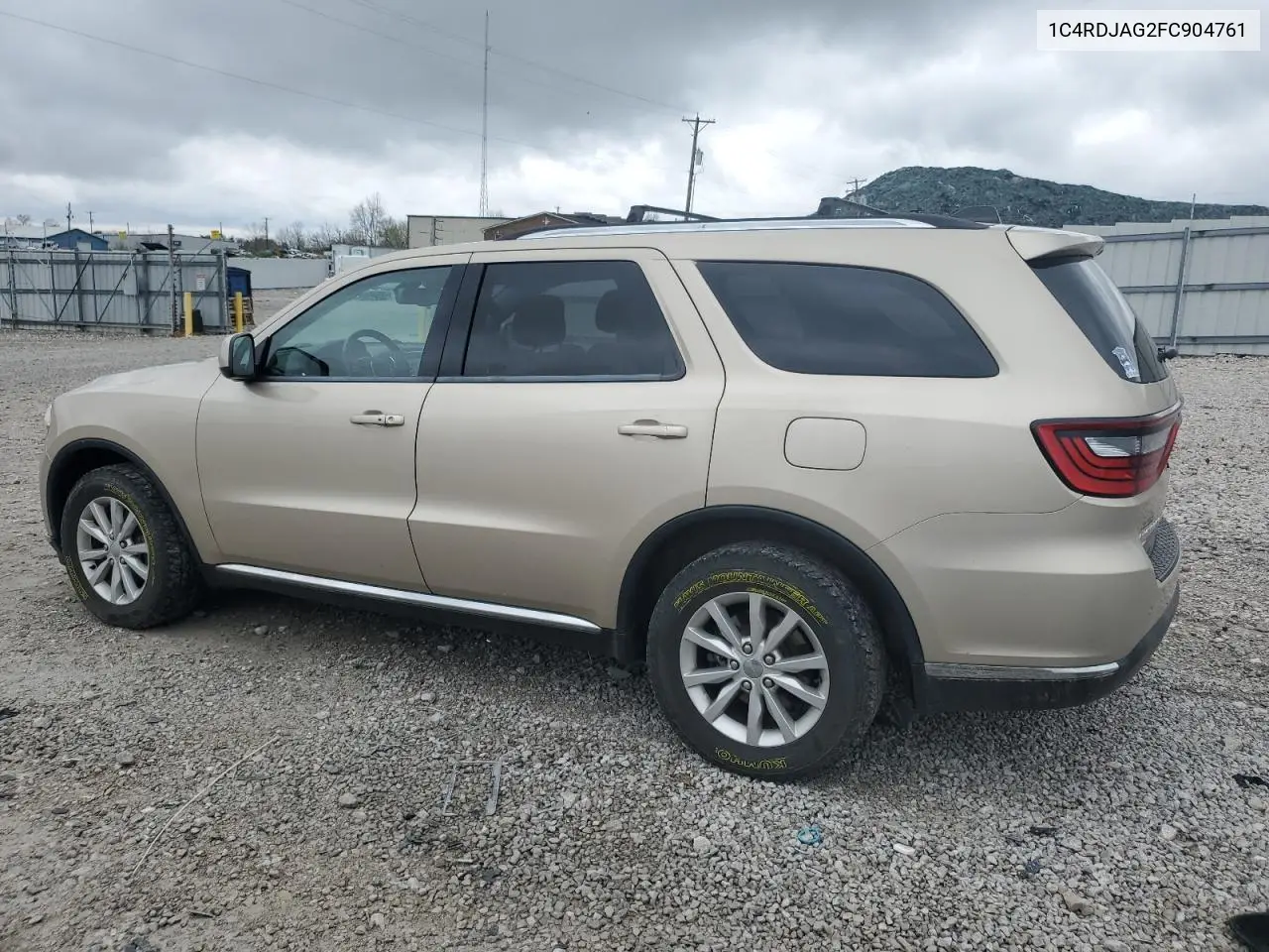 2015 Dodge Durango Sxt VIN: 1C4RDJAG2FC904761 Lot: 51146605