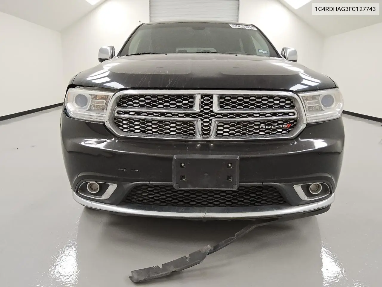 2015 Dodge Durango Sxt VIN: 1C4RDHAG3FC127743 Lot: 52189025