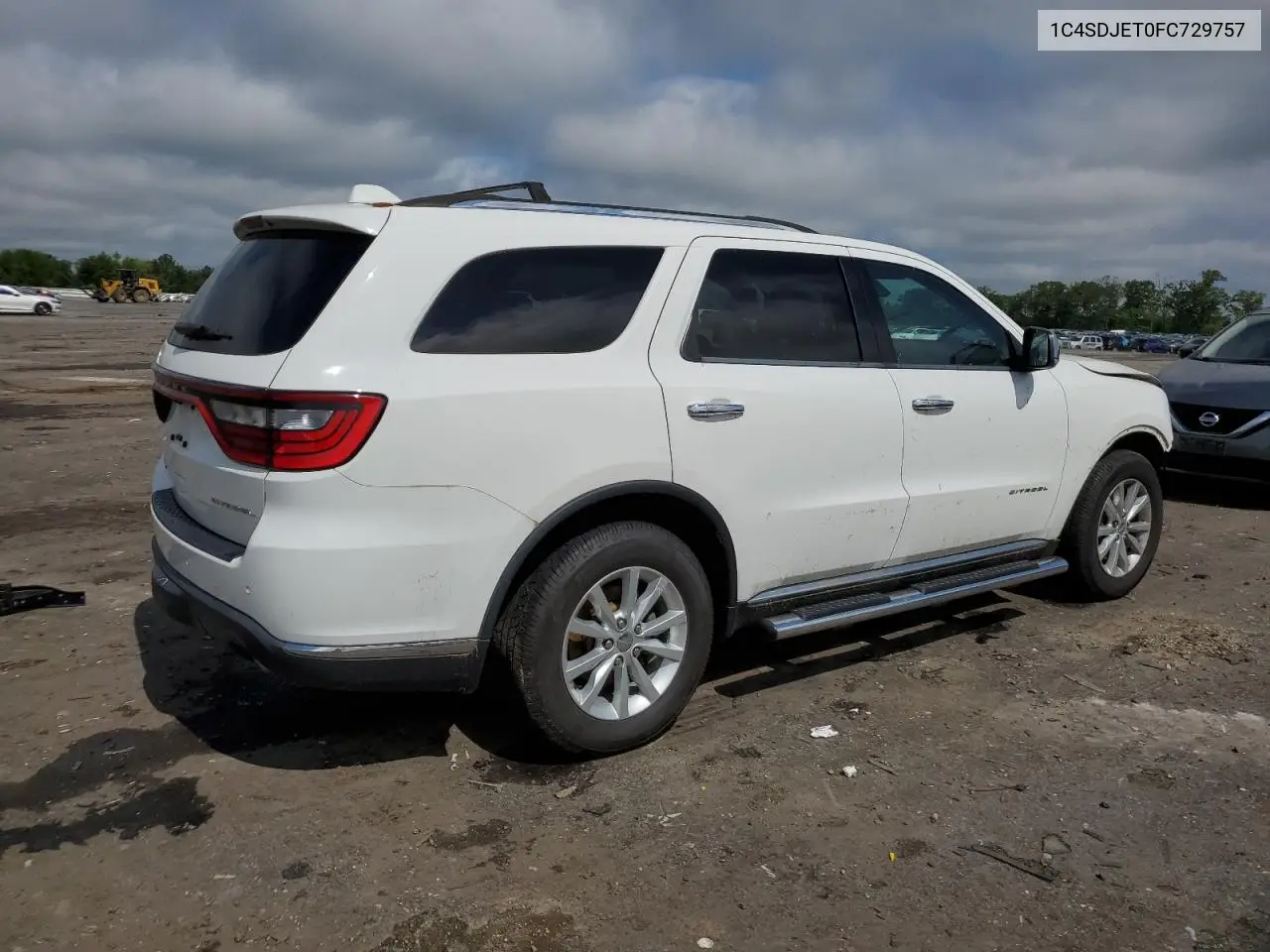 2015 Dodge Durango Citadel VIN: 1C4SDJET0FC729757 Lot: 55615265