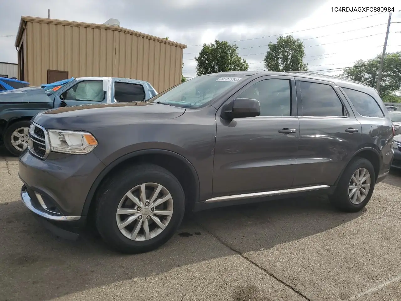 2015 Dodge Durango Sxt VIN: 1C4RDJAGXFC880984 Lot: 56962195