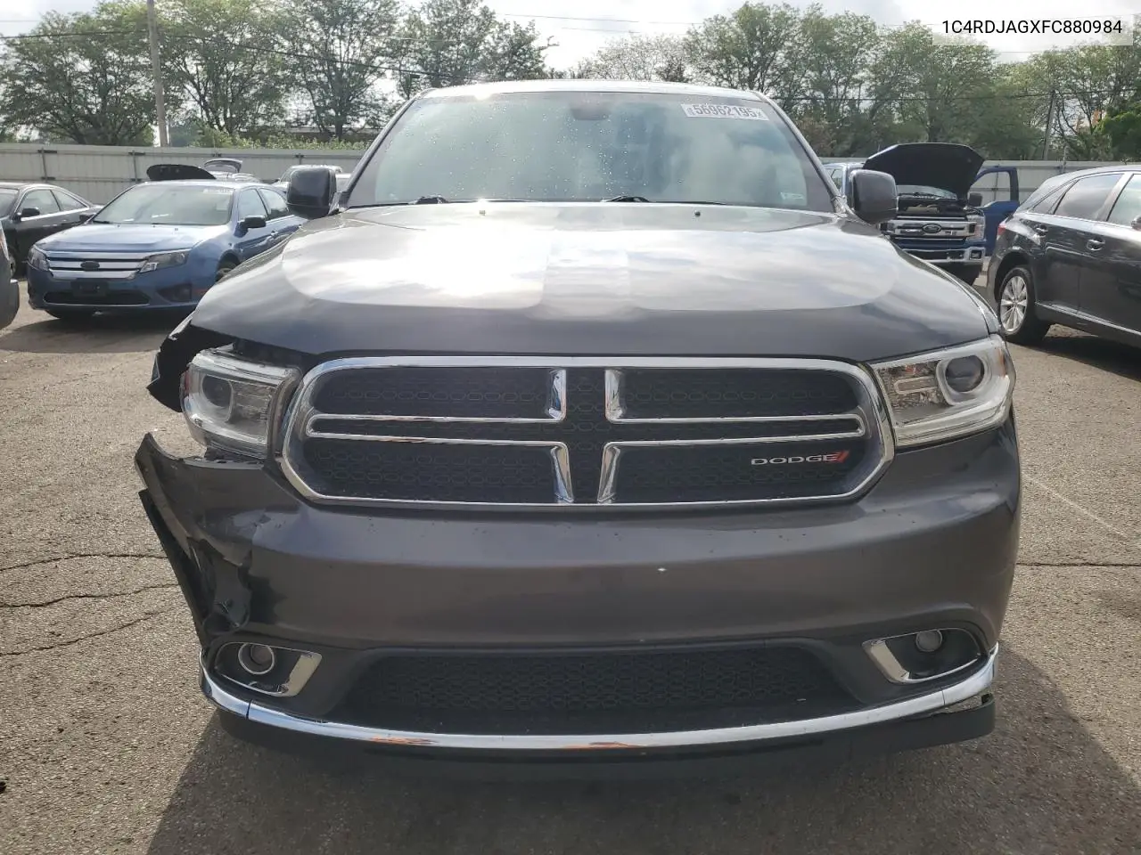 2015 Dodge Durango Sxt VIN: 1C4RDJAGXFC880984 Lot: 56962195