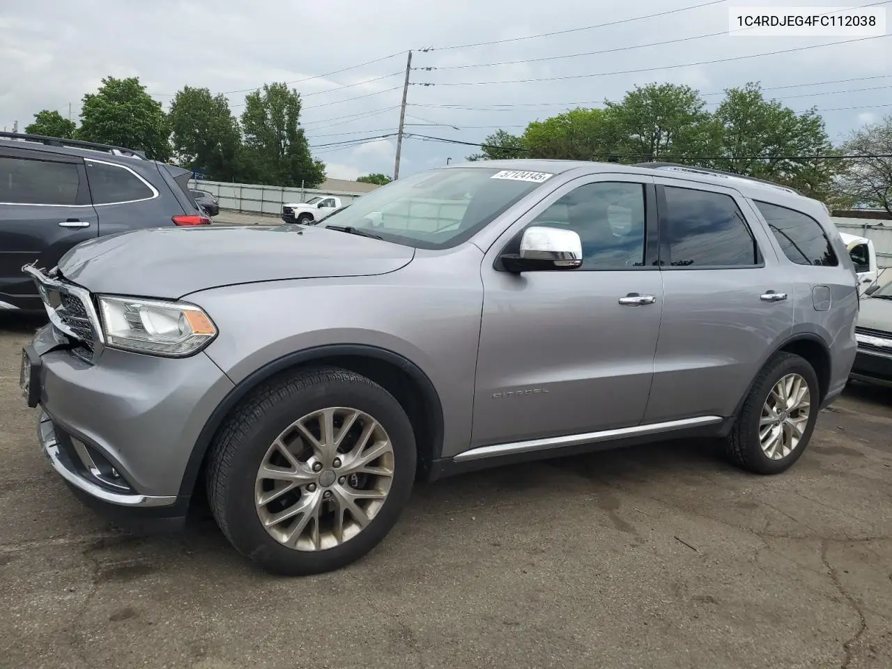 2015 Dodge Durango Citadel VIN: 1C4RDJEG4FC112038 Lot: 57124145