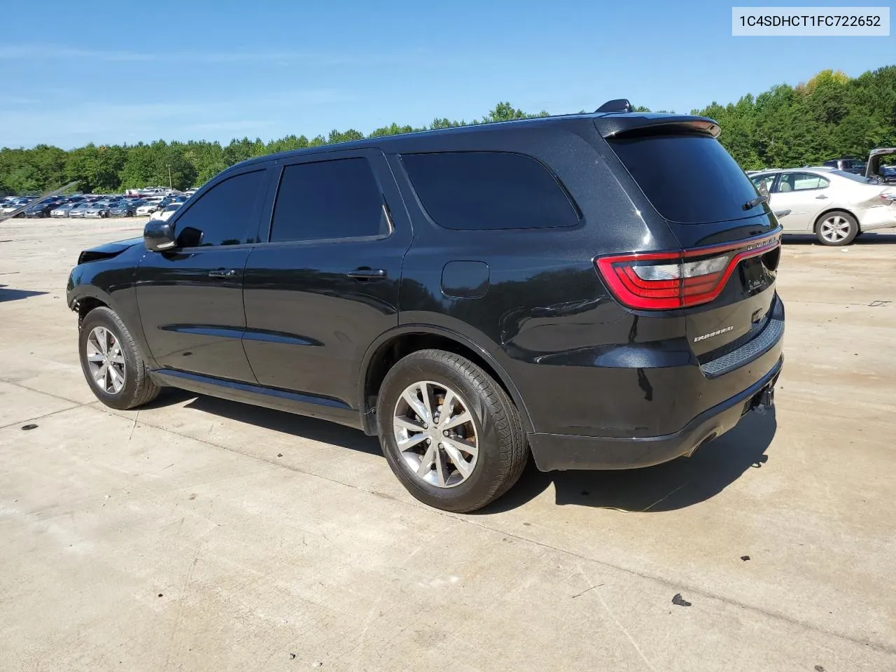 2015 Dodge Durango R/T VIN: 1C4SDHCT1FC722652 Lot: 62833754
