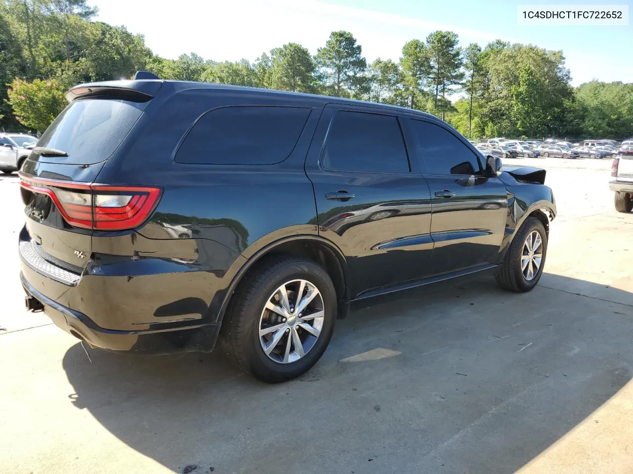 2015 Dodge Durango R/T VIN: 1C4SDHCT1FC722652 Lot: 62833754