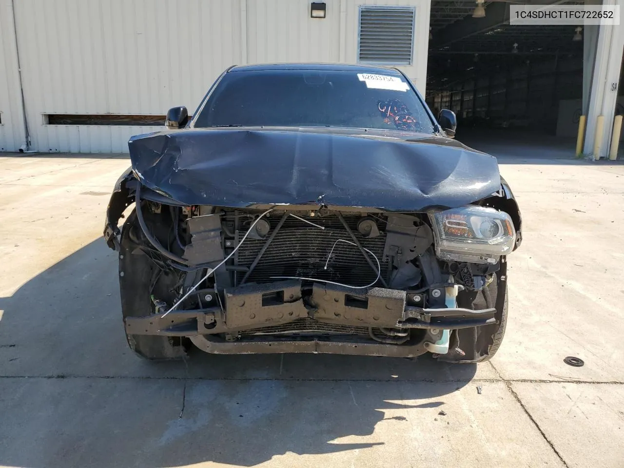 2015 Dodge Durango R/T VIN: 1C4SDHCT1FC722652 Lot: 62833754
