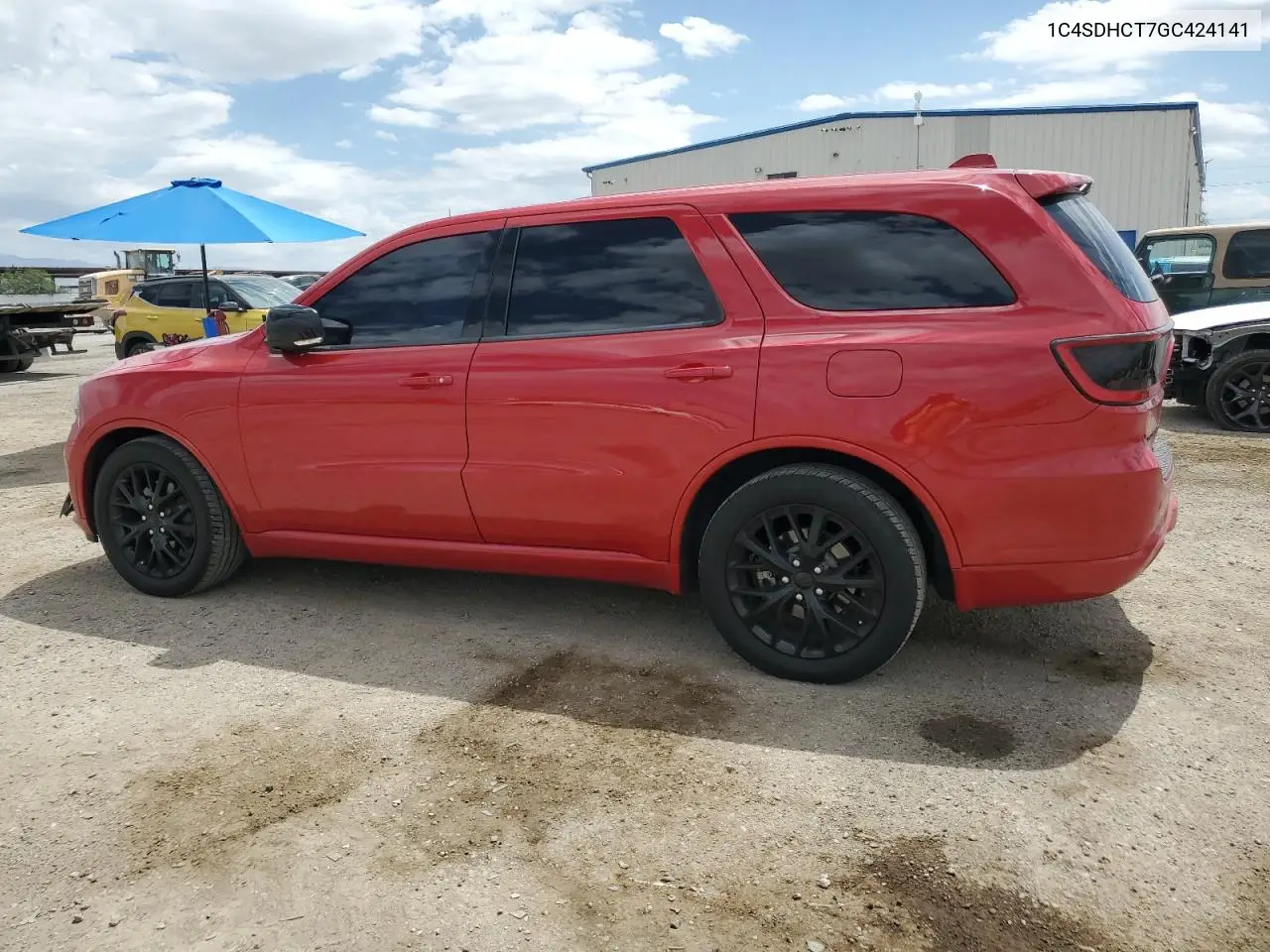 2016 Dodge Durango R/T VIN: 1C4SDHCT7GC424141 Lot: 62205605