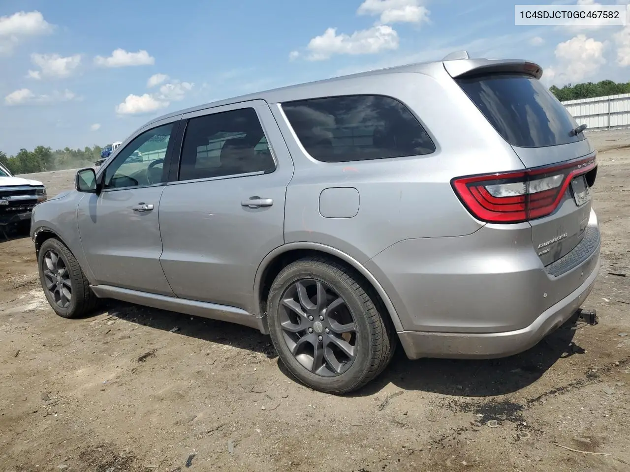 2016 Dodge Durango R/T VIN: 1C4SDJCT0GC467582 Lot: 62360585
