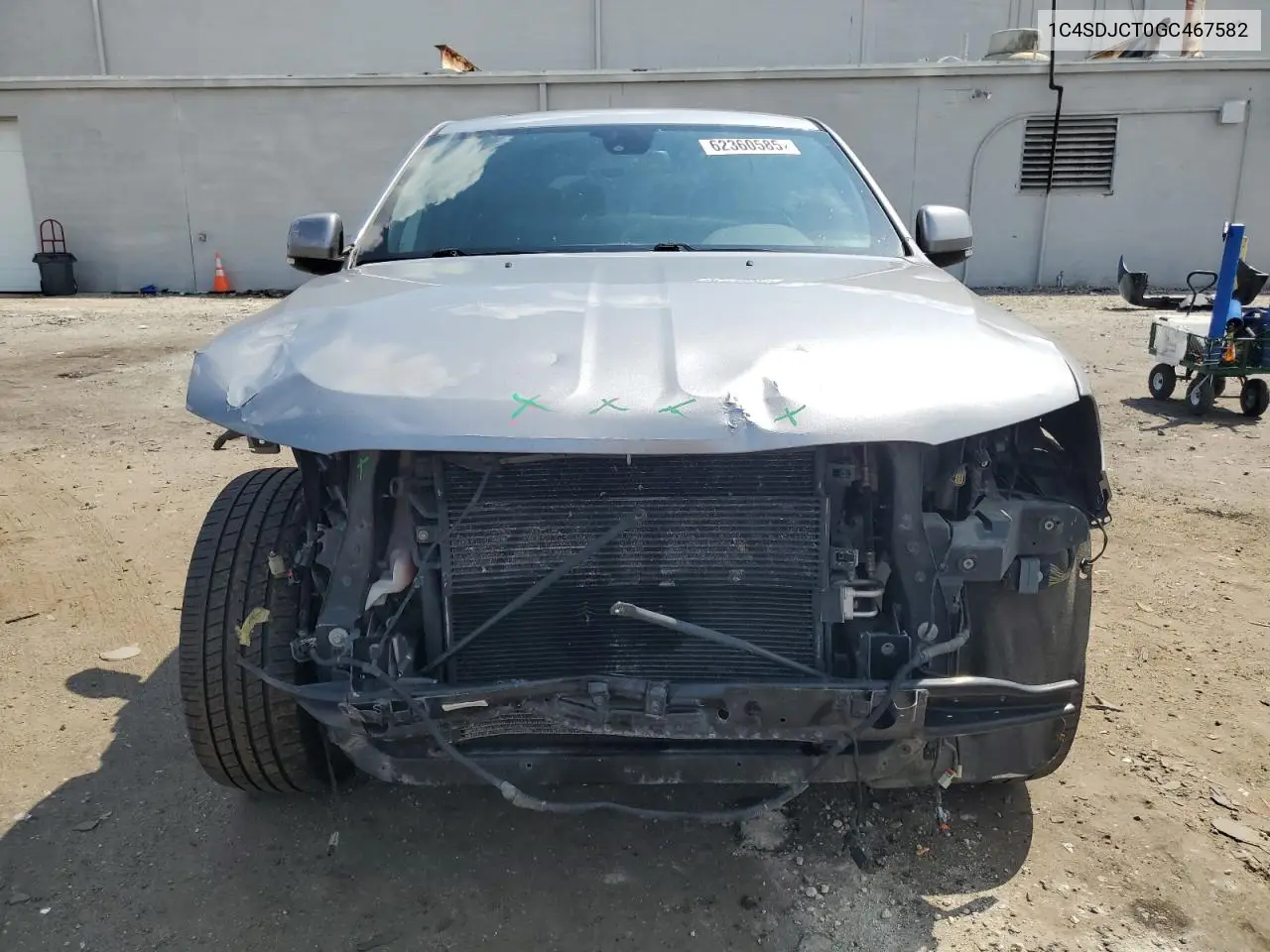 2016 Dodge Durango R/T VIN: 1C4SDJCT0GC467582 Lot: 62360585