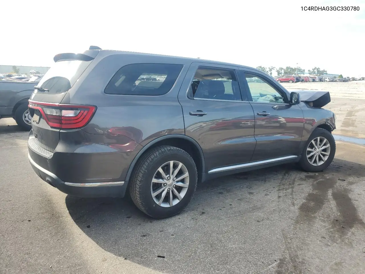 2016 Dodge Durango Sxt VIN: 1C4RDHAG3GC330780 Lot: 62606665
