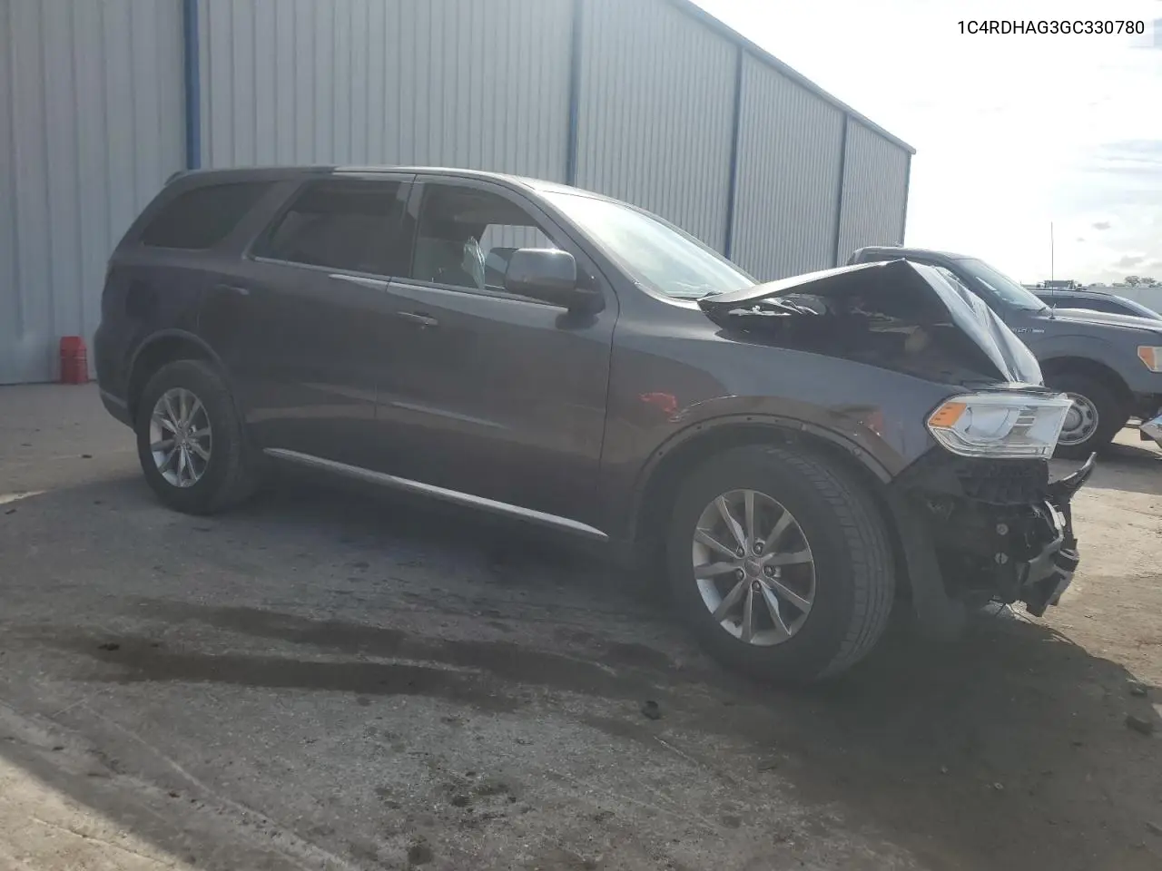 2016 Dodge Durango Sxt VIN: 1C4RDHAG3GC330780 Lot: 62606665