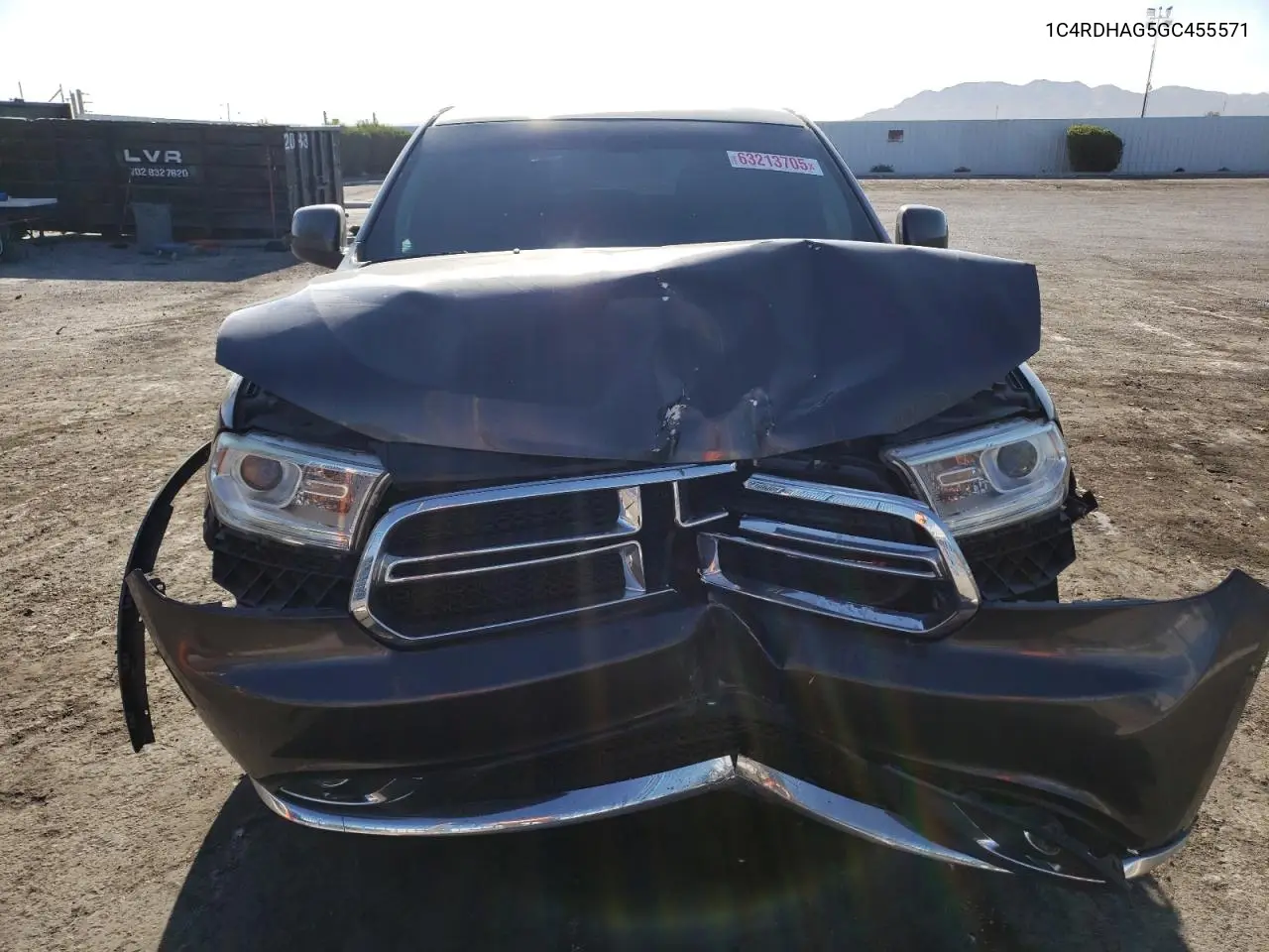 2016 Dodge Durango Sxt VIN: 1C4RDHAG5GC455571 Lot: 63213705