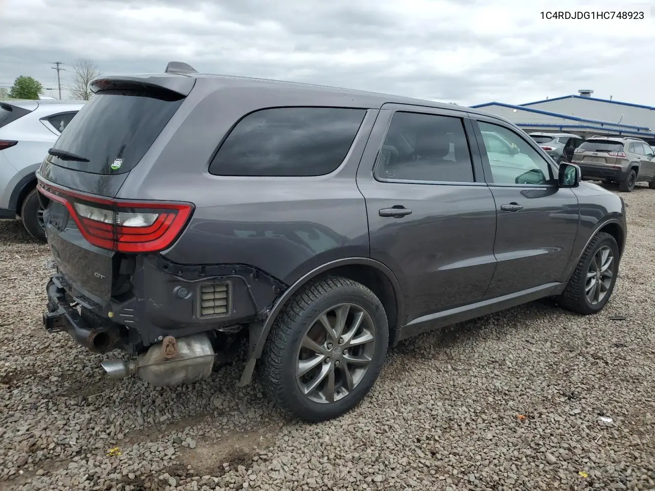 2017 Dodge Durango Gt VIN: 1C4RDJDG1HC748923 Lot: 56407815