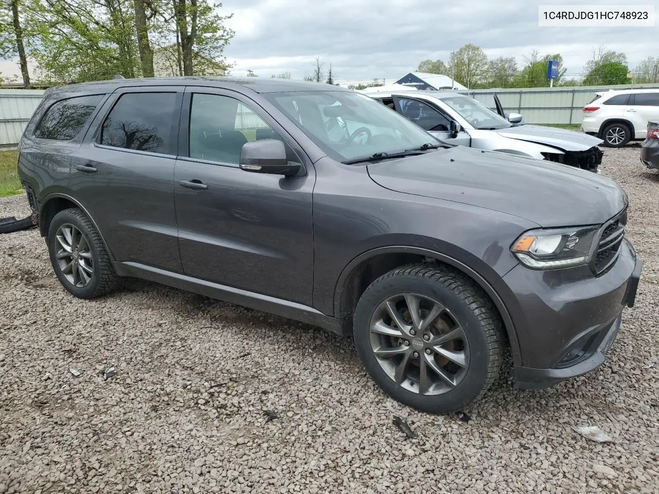 2017 Dodge Durango Gt VIN: 1C4RDJDG1HC748923 Lot: 56407815