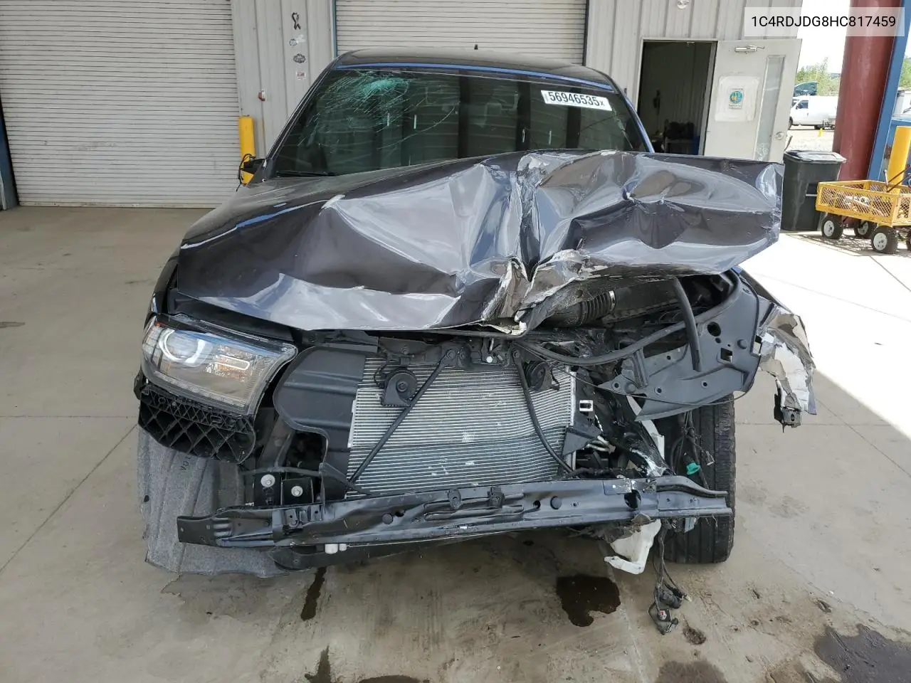 2017 Dodge Durango Gt VIN: 1C4RDJDG8HC817459 Lot: 56946535
