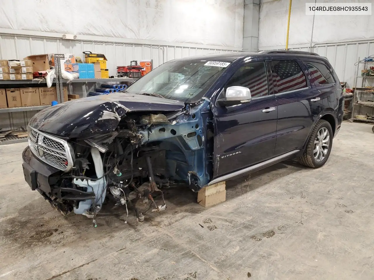 2017 Dodge Durango Citadel VIN: 1C4RDJEG8HC935543 Lot: 56959185