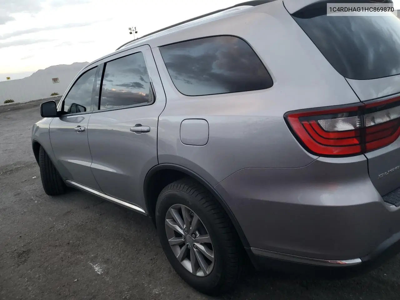 2017 Dodge Durango Sxt VIN: 1C4RDHAG1HC869870 Lot: 57185025