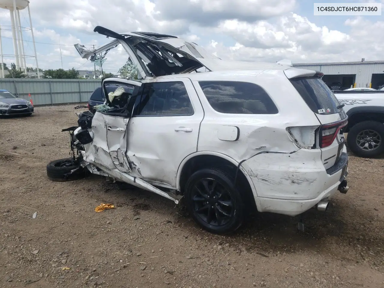 2017 Dodge Durango R/T VIN: 1C4SDJCT6HC871360 Lot: 62683795