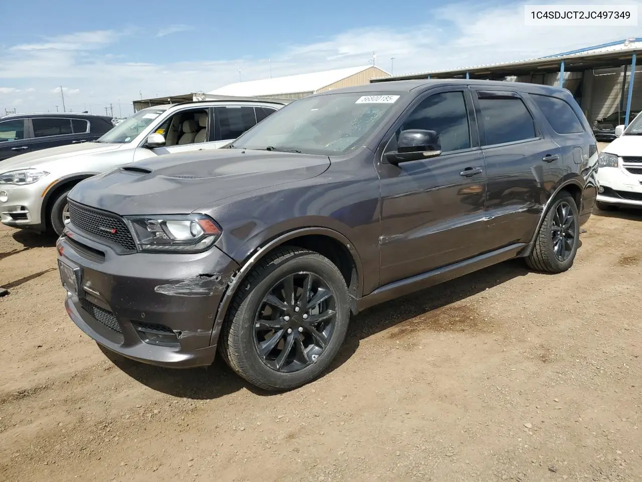 2018 Dodge Durango R/T VIN: 1C4SDJCT2JC497349 Lot: 56800185